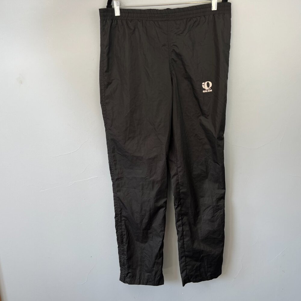 IQ Pearl iZUMi‎ Technical Wear Mens Cycling Windbreaker Rain Pants Size L Black